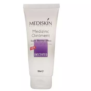 Барьерная мазь с цинком, успокаивающая раздражения, 100 мл Mediskin, Medizinc Ointment