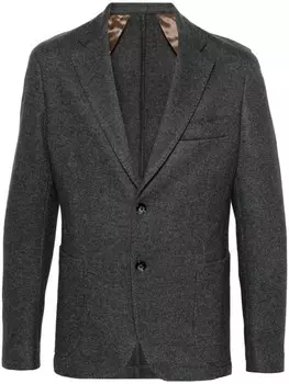 Barba блейзер с эффектом потертости, серый