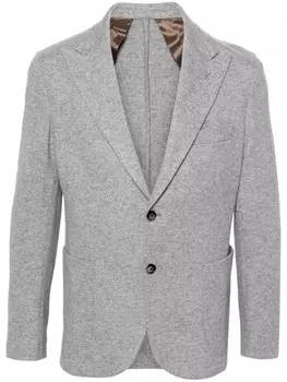 Barba блейзер с эффектом потертости, серый