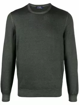 Barba джемпер с круглым вырезом, зеленый