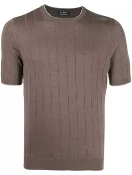 Barba футболка в рубчик, коричневый