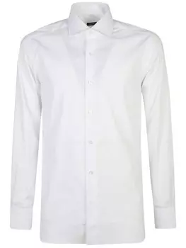 Barba хлопковая рубашка, белый