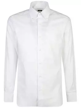 Barba хлопковая рубашка, белый