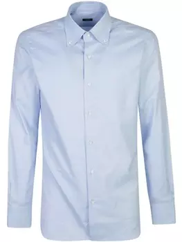 Barba хлопковая рубашка, синий