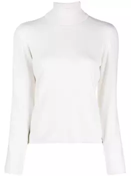 Barba кашемировый джемпер с воротником-стойкой, нейтральный цвет