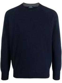 Barba кашемировый джемпер, синий