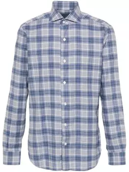 Barba клетчатая рубашка, синий