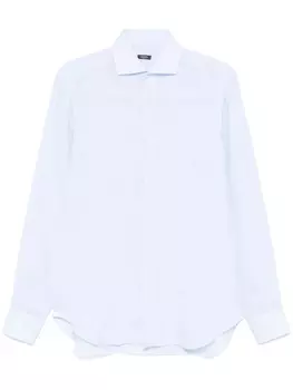 Barba льняная рубашка, синий