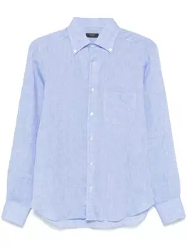 Barba льняная рубашка, синий