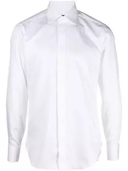 Barba однобортная рубашка, белый