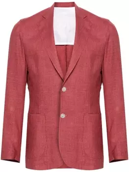 Barba однобортный пиджак, красный