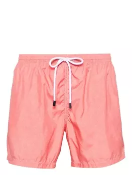 Barba плавки-шорты с кулиской и нашивкой-логотипом, оранжевый
