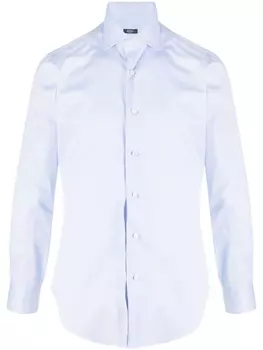 Barba поплиновая рубашка, синий