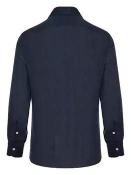 Barba рубашка на пуговицах, синий