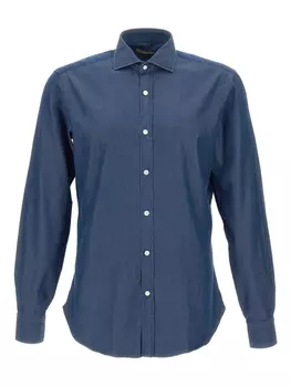 Barba рубашка на пуговицах, синий