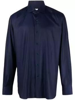 Barba рубашка с длинными рукавами, синий