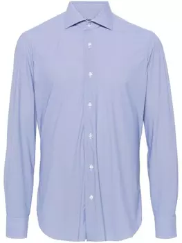 Barba рубашка с геометричным узором, синий