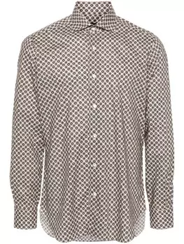 Barba рубашка с графическим принтом, нейтральный цвет
