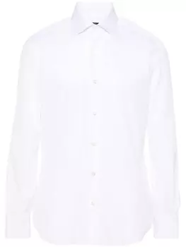 Barba рубашка с классическим воротником, белый
