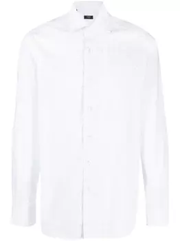 Barba рубашка с отложным воротником, белый