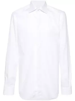 Barba рубашка в клетку, белый