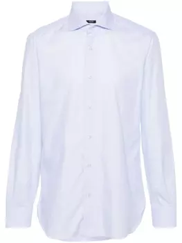 Barba рубашка в клетку, синий