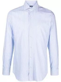 Barba рубашка в полоску, синий