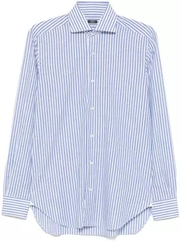 Barba рубашка в полоску, синий