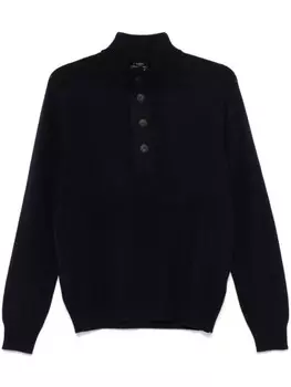 Barba свитер из вирджинской шерсти, синий