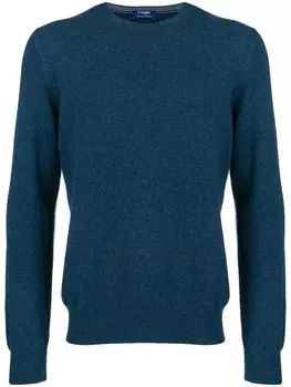 Barba трикотажный джемпер, синий