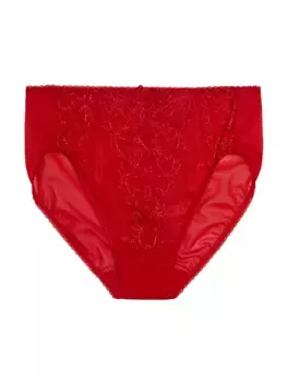 Барбадосские кружевные трусы Wacoal, цвет barbados cherry