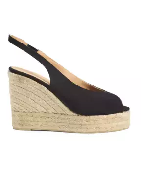 Barbara 8Ed 001 Туфли на танкетке 11 см Castaer, черный