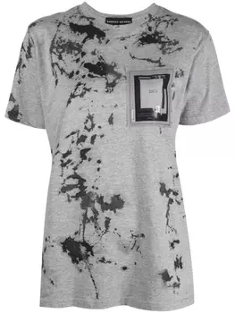 Barbara Bologna футболка с абстрактным принтом, серый