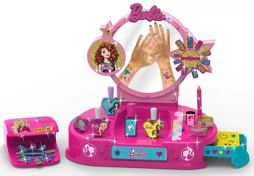 Барби, креативный набор Glitter Nail Studio Barbie