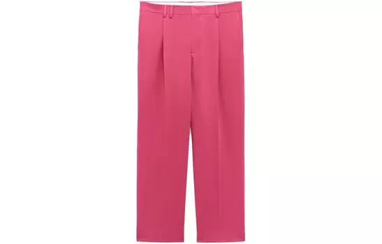 Barbie X Barbie Cobrand Suit Trousers Men Dark Fuchsia Zara, фуксия