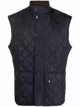 Barbour дутый жилет, синий