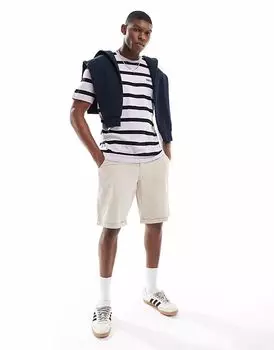 Барбоур Glendale шорты светло-серые