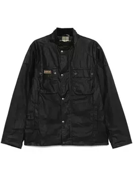 Barbour International вощеная куртка Merton, черный