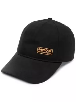 Barbour кепка Northon Drill с логотипом, черный