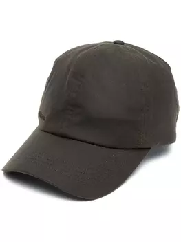 Barbour кепка с вышитым логотипом, коричневый