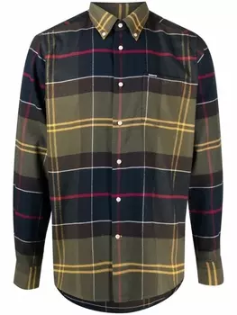 Barbour клетчатая рубашка на пуговицах, синий