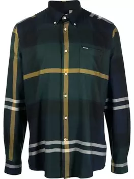 Barbour клетчатая рубашка на пуговицах, синий