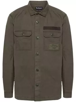 Barbour рубашка Bidlam из рипстопа, зеленый