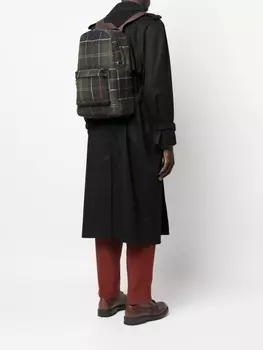 Barbour рюкзак Carrbridge в клетку тартан, зеленый