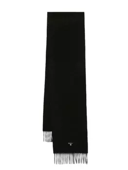 Barbour шерстяной шарф, зеленый