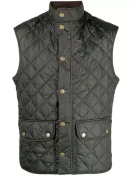 Barbour стеганый жилет Lowerdale, зеленый