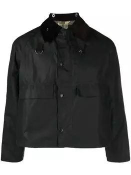 Barbour вощеная куртка Spey, зеленый