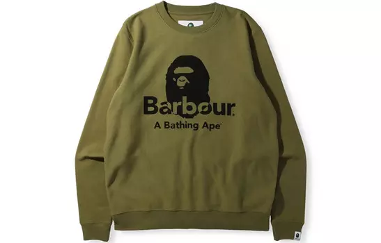 Barbour X BAPE Barbour Толстовка мужская A Bathing Ape, зеленый