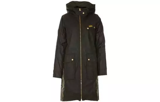 BARBOUR Женский тренч черного цвета