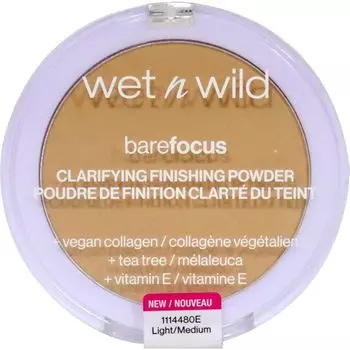 Bare Focus CLARIFYING FINISHING POWDER, Яркий/Средний wet n wild, 6 g